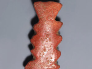 egyptian red faience bes amulet 2