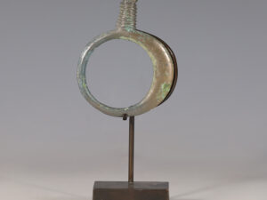 european bronze age bronze ring-shaped pendant