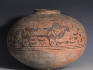 large indus valley terracotta vessel