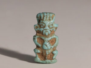 turqoise faience amulet