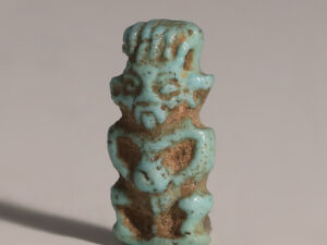 turqoise faience amulet
