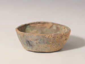 ancient roman bronze libation dish